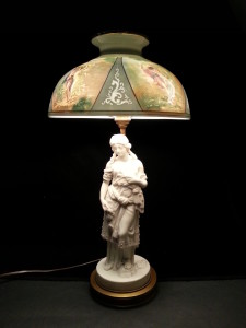 Annie Kemerer lithograph lamp ©Historic Bethlehem
