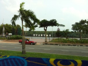 Entering Kuantan, capital of Pahang