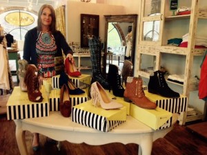 Ann Marie Supinski, CEO, founder of AM Luxe, who is donating 100 new pairs of shoes to My Sister's Closet
